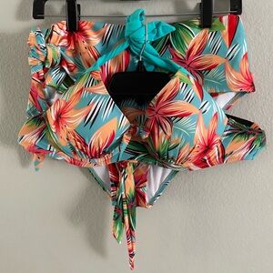 Tropical Floral Bikini Set